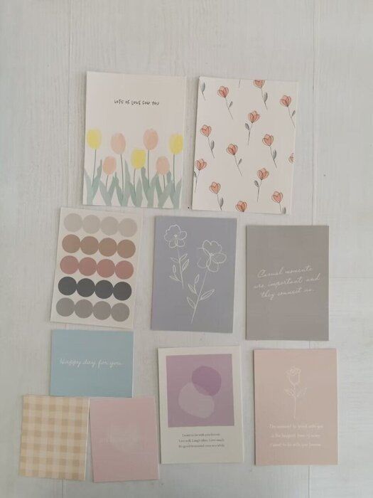 【ダイソー】9枚入り！インテリアカードでお部屋をお洒落空間に！