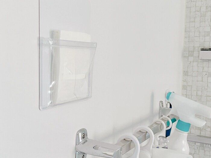 【キャンドゥ】時短家事に最適！ペタッとくっつくマグネットポケット