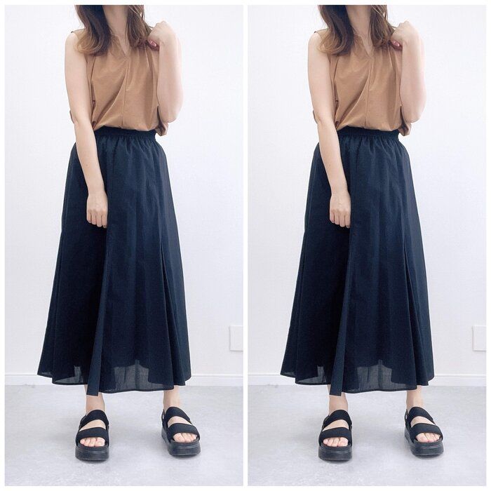 【ユニクロ】シルエットが神！大人マーメイドスカート