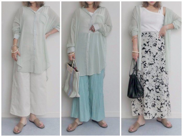 【GU】大人気で新色追加！今年トレンドのシアートップスは着回し力抜群！