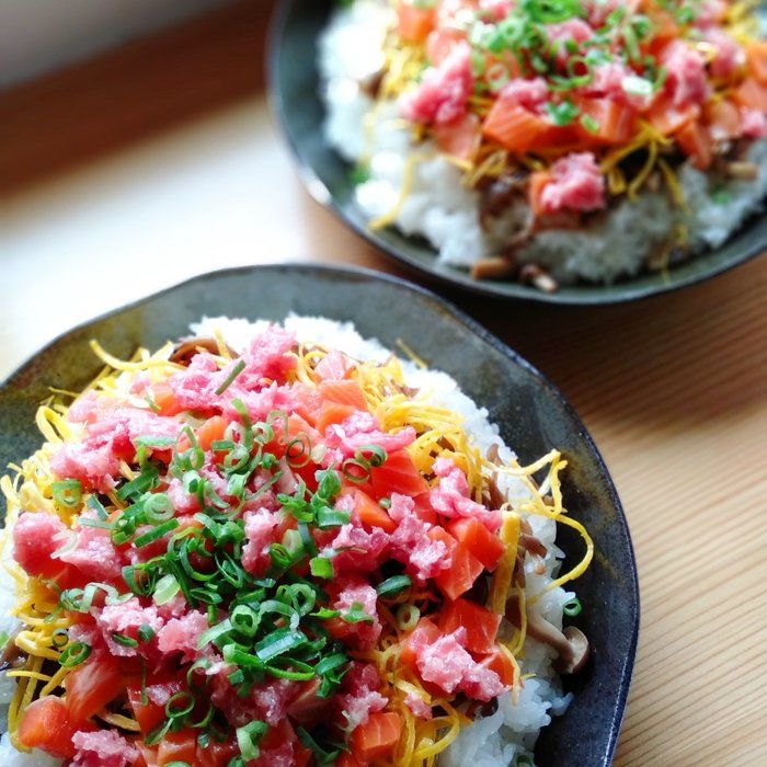 ひな祭りにオススメの一品【好きな物だけちらし寿司】