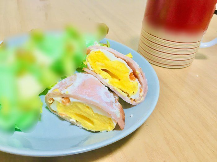 弁当にも！楽らくレンチン「ハムエッグ」