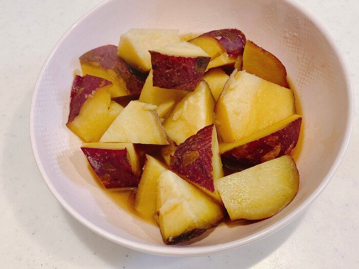 あと一品欲しい時に！電気圧力鍋で作るさつまいものバター醬油煮