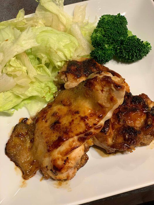 【おうちレストラン】国産オレンジ香るテリヤキチキン