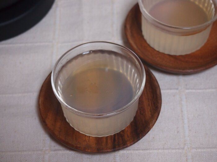 大人のデザート　梅酒の寒天