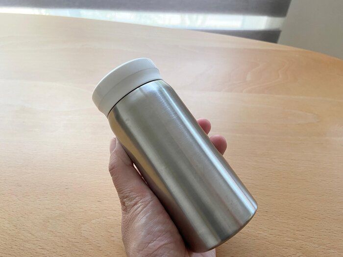 【無印良品】プチ外出に最適！コップ１杯分のコンパクトなミニ水筒