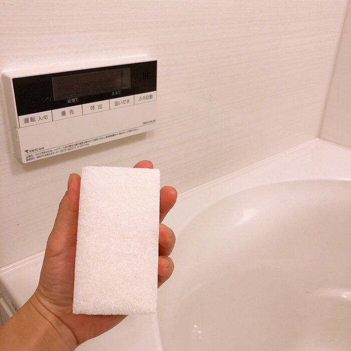 手にフィット！小回りの利くお風呂スポンジ