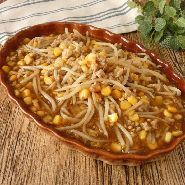 1人分100円以下でボリューム満点「たっぷりコーンの麻婆もやし」