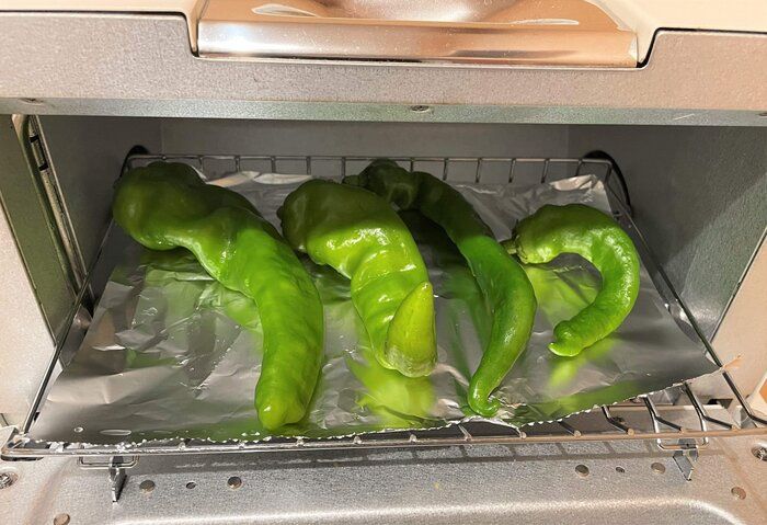 【時短レシピ】包丁・フライパンいらず！万願寺とうがらしの煮びたし