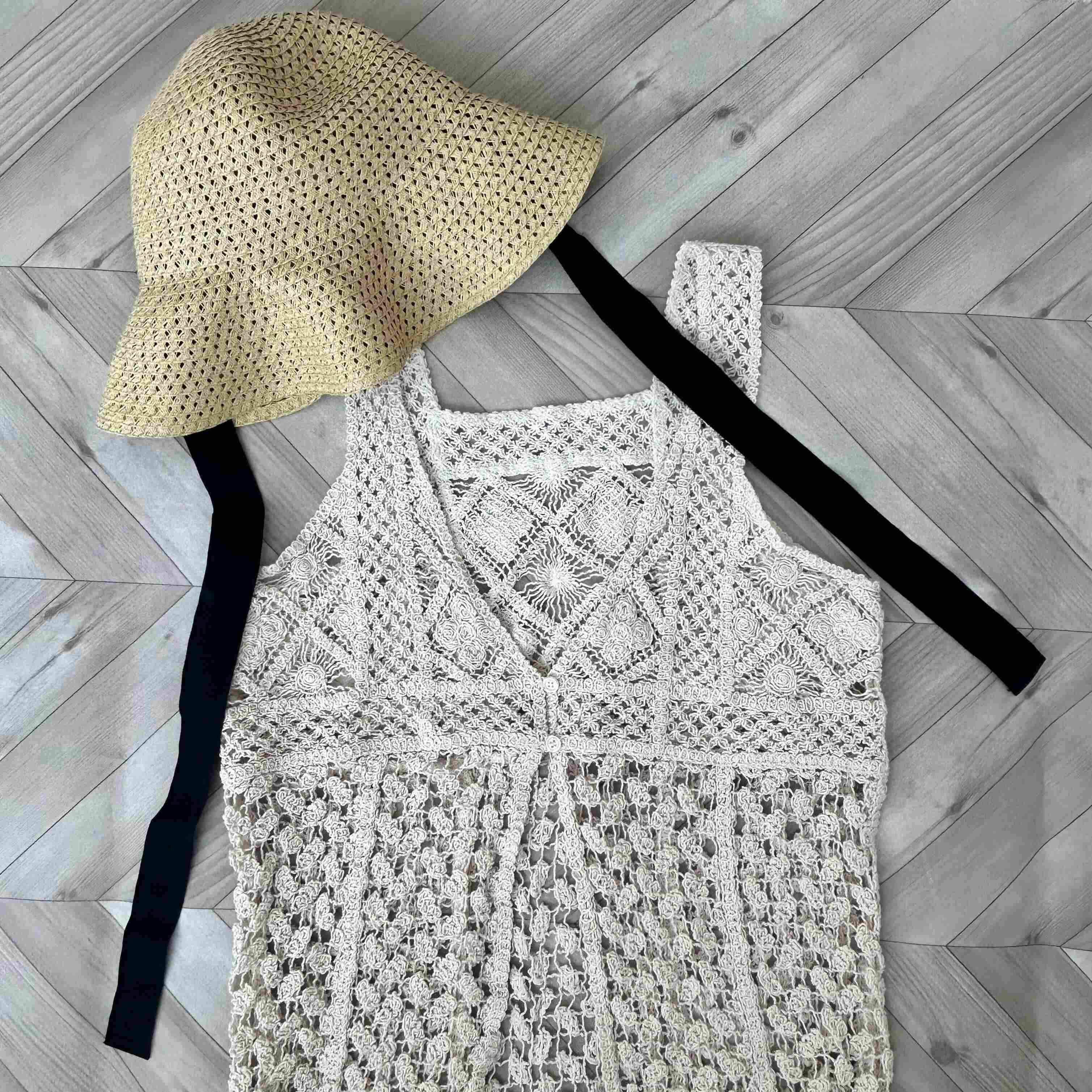 【しまむら】値段これで合ってる？！クロシェ編みロングジレ