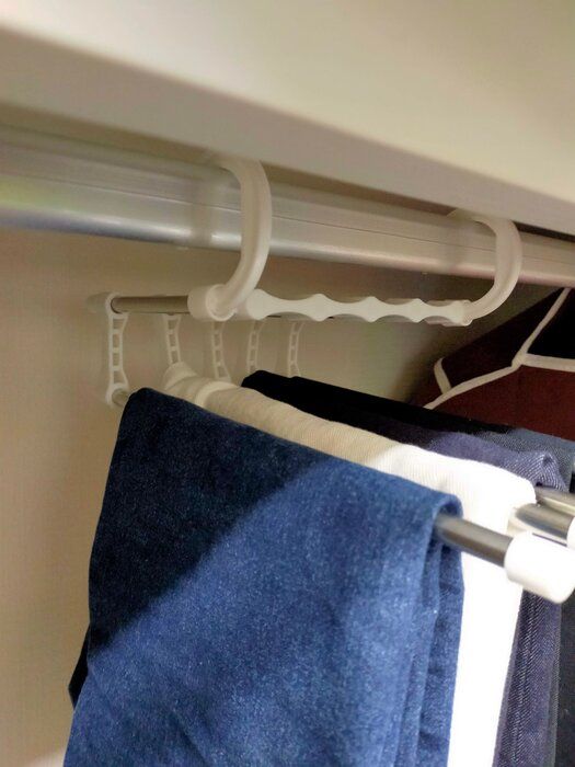 【クローゼット】滑るタイプのパンツハンガーを選んだワケ