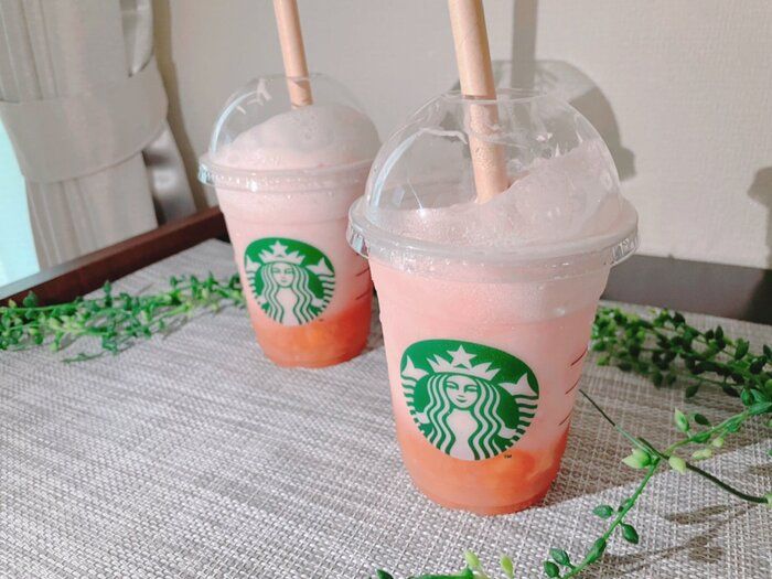 【スタバ新作】芳醇な果肉がたっぷり！大人気の『桃MOREフラペチーノ®』