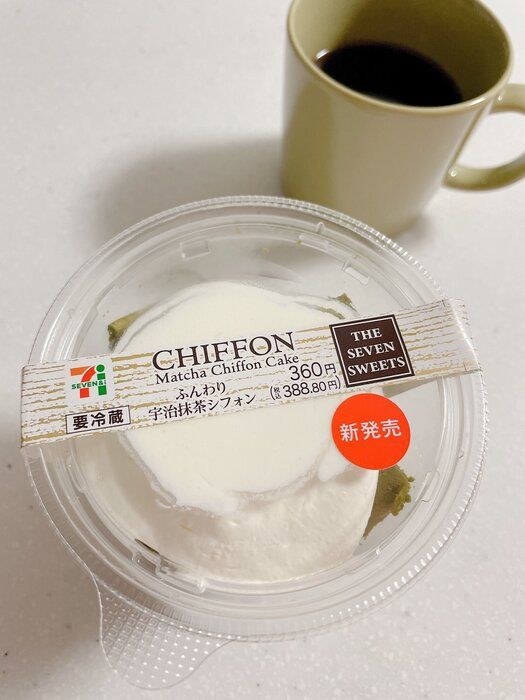 もう食べた？！セブンスイーツ“ふんわり宇治抹茶シフォン