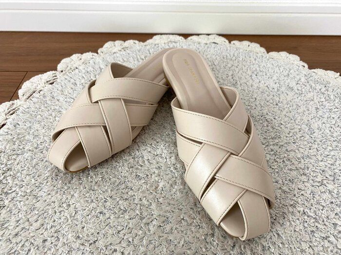 【しまむら】990円ふかふかサンダルが楽ちん可愛くて最高すぎる！