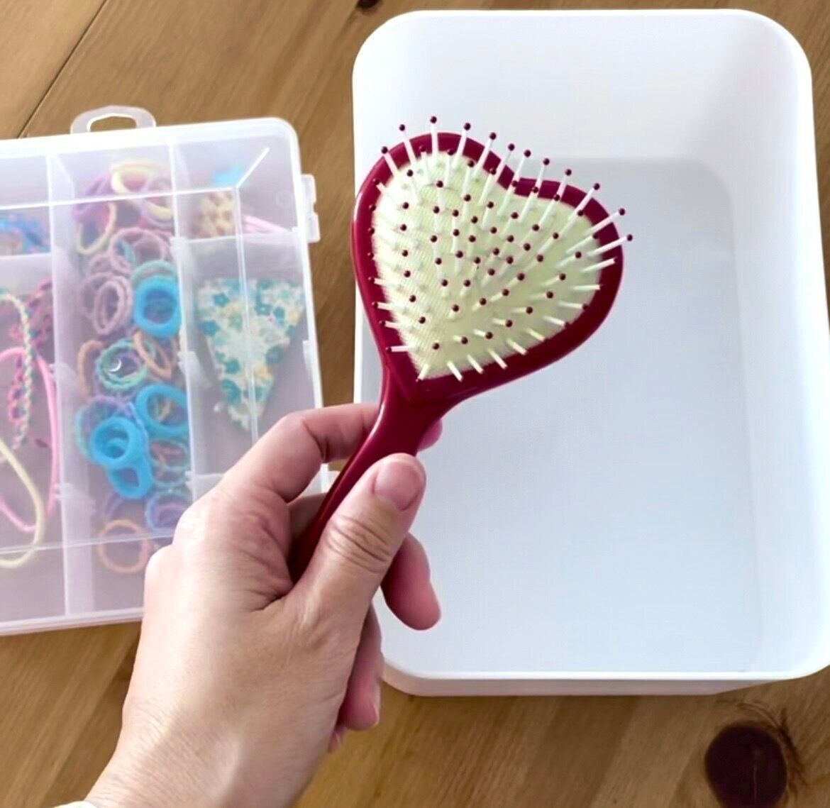 【新生活準備】子どもの朝支度！毎日を楽にする『ヘアセット置き場』と『便利な小ワザ』