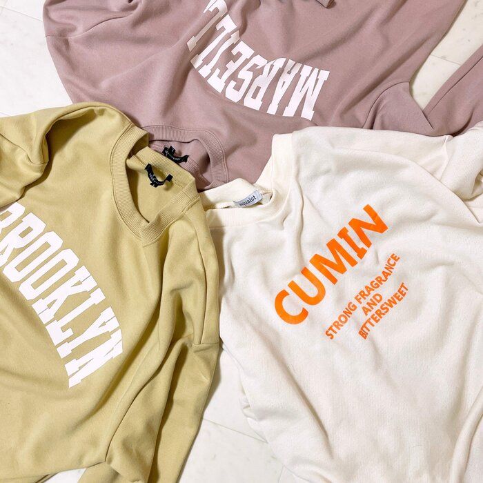 【しまむら】春もロゴが着たい！超プチプラな淡色スウェット