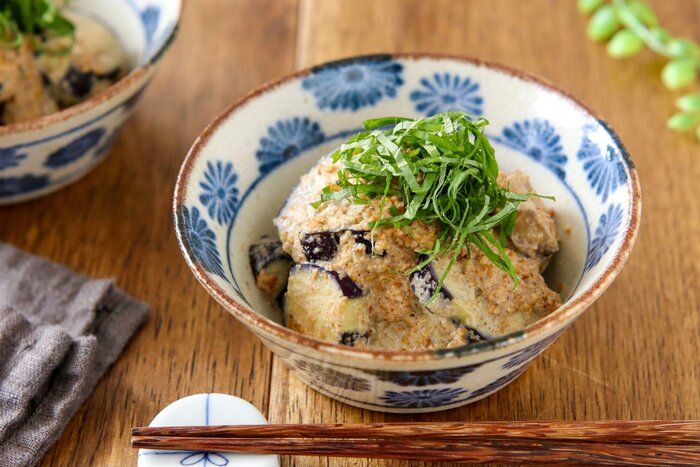 困った時のあと一品に！「レンジで簡単！茄子のごまだれ和え」の作り方