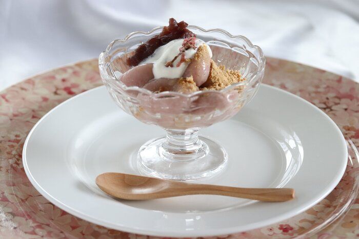 【１５分で完成】今食べたい！桜香るモチモチ桜の白玉だんご