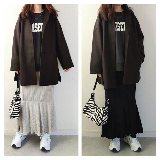 【しまむら】２色買いしたプリーツ×マーメイドの次世代ハイブリットスカート