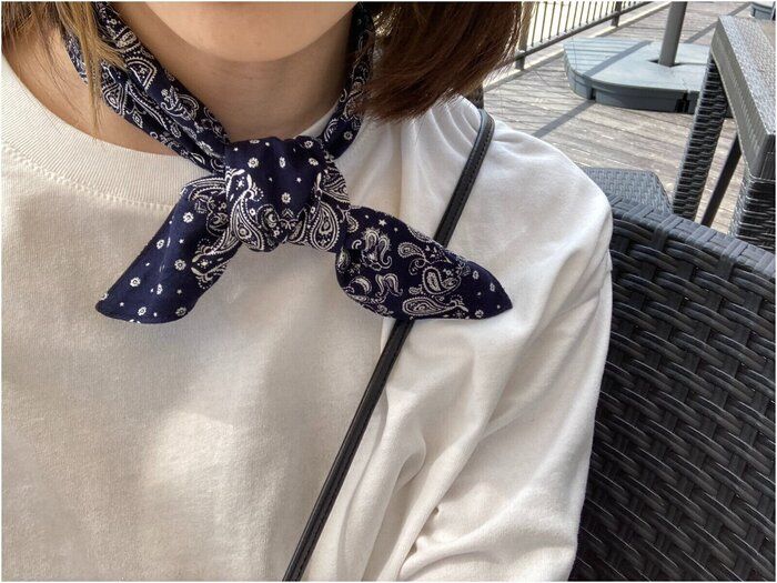 日焼け対策にも！ユニクロの白Tに加えたらオシャレ感がアップしたアイテム