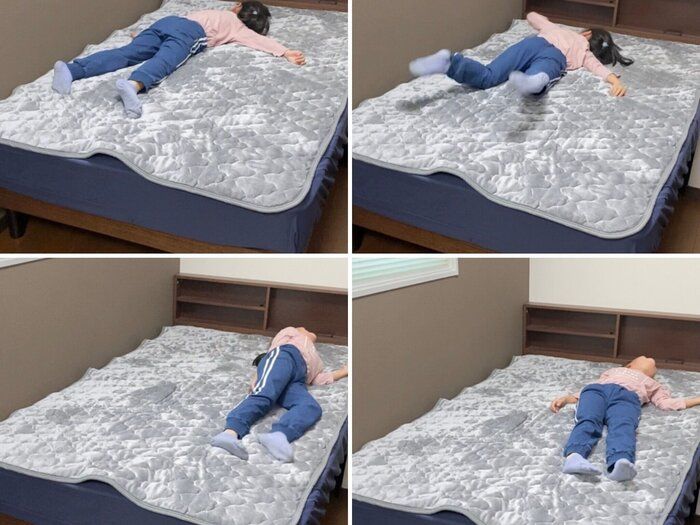 【イオン】本当にズレない！？置くだけ敷きパッドの実力検証しました