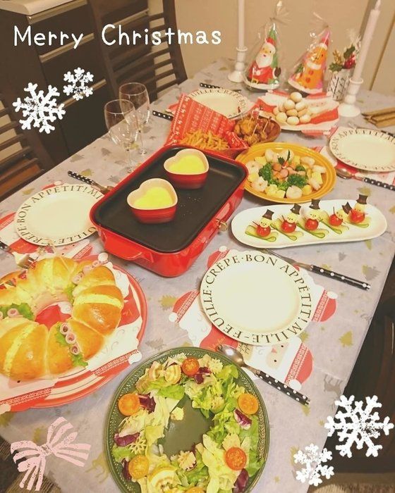 クリスマスを可愛く彩るおすすめパーティフード5選♡