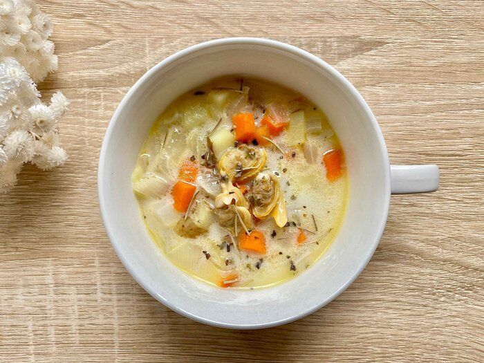 免疫力をぐんと高める！新玉ねぎを使った「クラムチャウダー」レシピ
