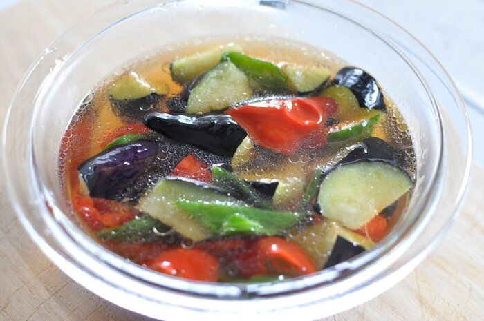 ついでに一品【野菜の揚げびたし】唐揚げの前に常備菜作りませんか？揚げ油有効利用のススメ