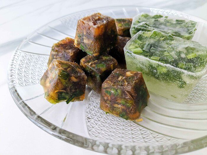 【冷凍貯金】冷凍のプロが秘密にしたい！冷凍庫にストックしておきたい「薬味氷」