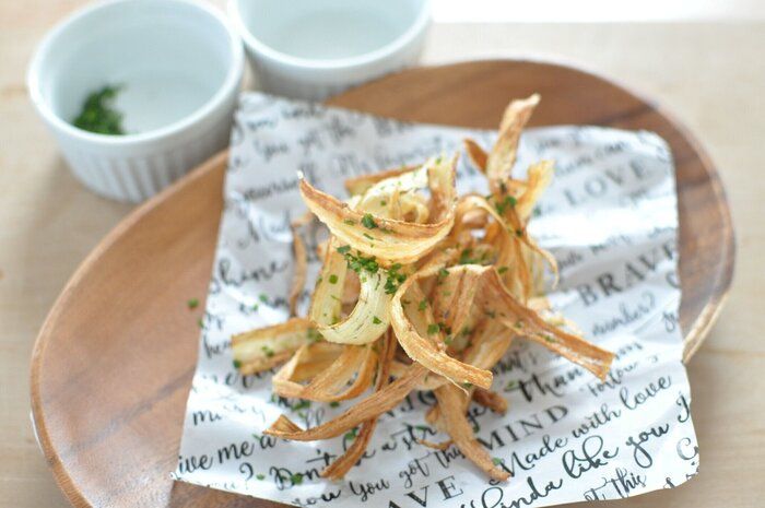 ごぼう消費【のり塩ごぼうチップス】食物繊維も摂れる！ヘルシー＆お手軽おやつレシピ