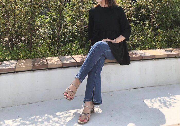 【GU】SNSで話題！脚長効果抜群の神デニムって！？