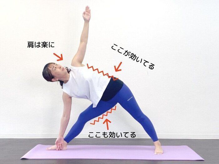 【簡単ヨガ】朝1分でOK！40代がウエストと下半身を引き締めたいなら体幹が必要！