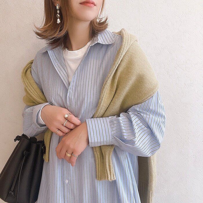 どう合わせる？プチプラで挑戦できる春のトレンド・ストライプシャツ！