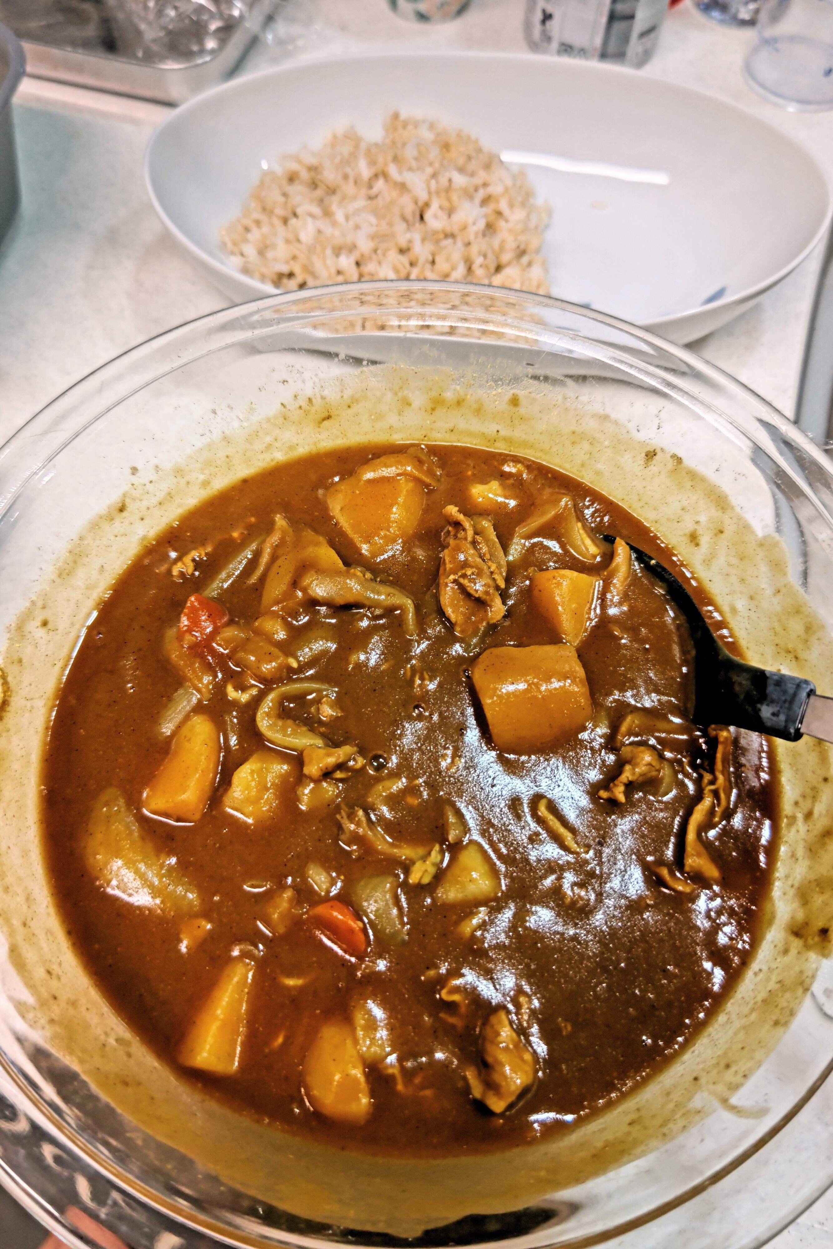 『猛暑を乗り切る！ガスを使わずレンジでカレー』