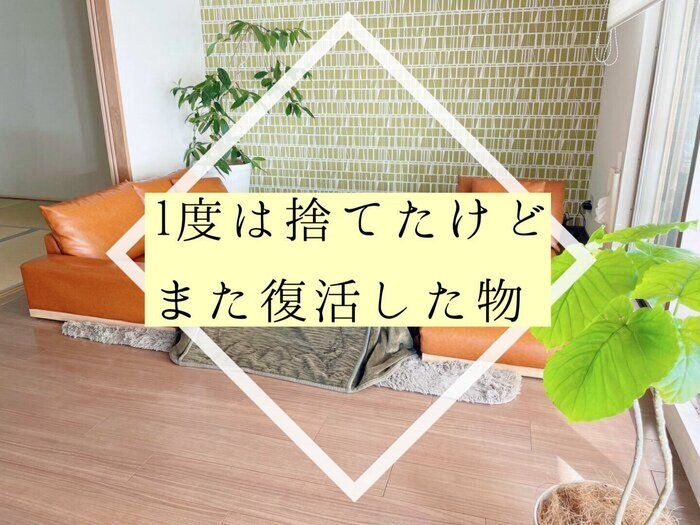 1度は捨てたけどまた復活した物4選