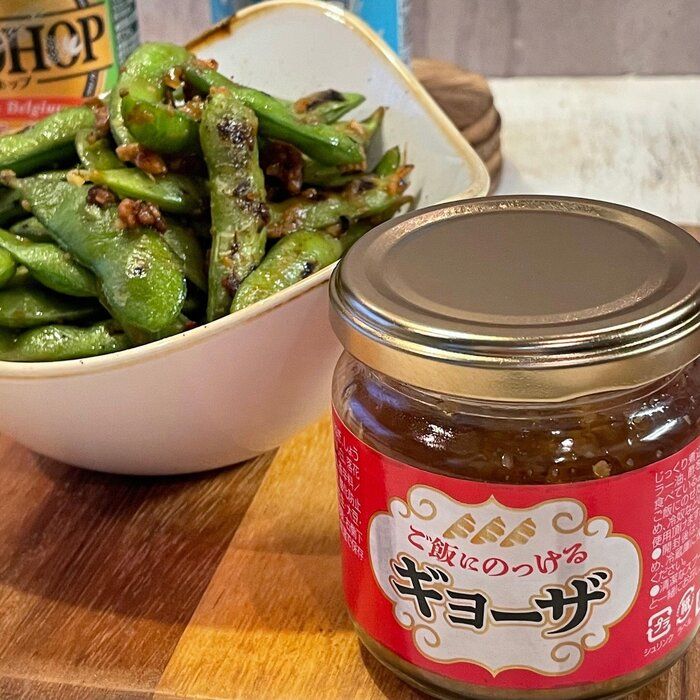 枝豆アレンジ『ご飯に◯◯る餃子』で焼き枝豆のレシピ