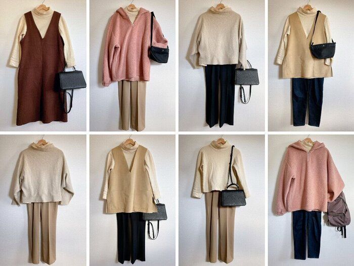 【ミニマリストの冬コーデ】ハイネックの着回し5パターン！少ない服に加えてよかったトップス