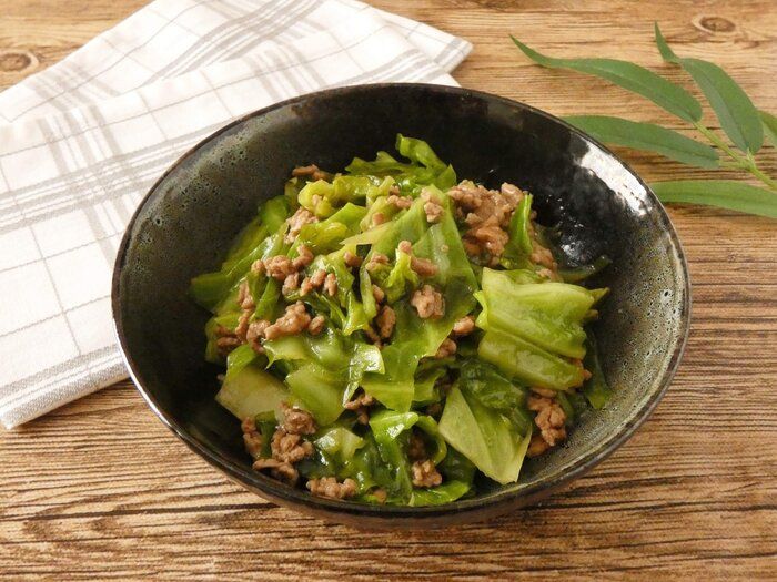 春キャベツを買ったらこれ！10分でつくれてご飯がモリモリ食べられる「キャベツの豚ひきあん」