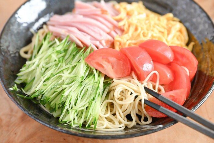 【無印良品】お弁当箱は縦型が便利！＆これからの季節大活躍！冷やし中華弁当の詰め方