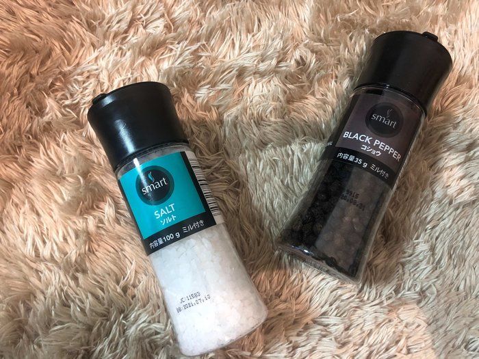 コスパ◎キャンドゥのミル付ソルト&ペッパーが使える！