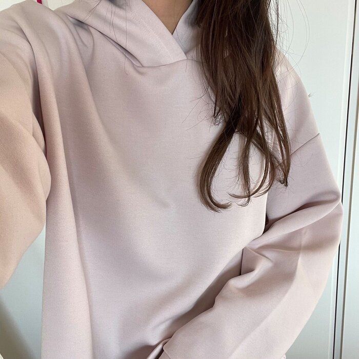 【GU】で発見！大人も着れるベビーピンクの高見えパーカー！お値段なんと1,990円！