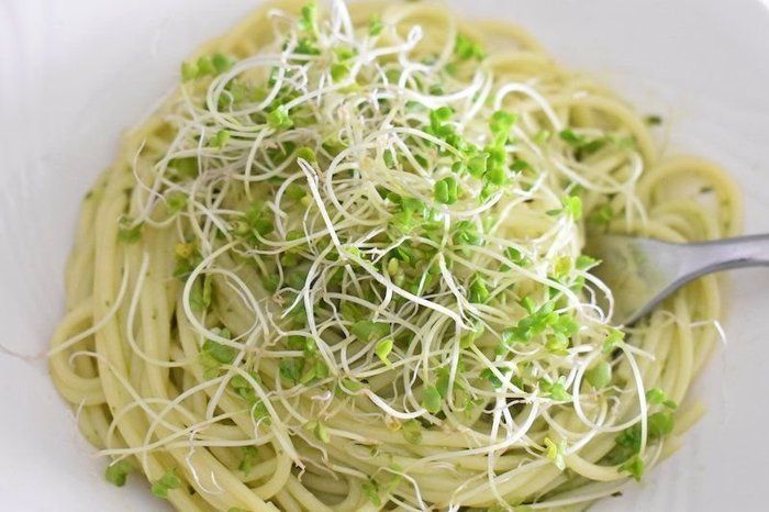 レンジで簡単！100均グッズでパパっとパスタ♪