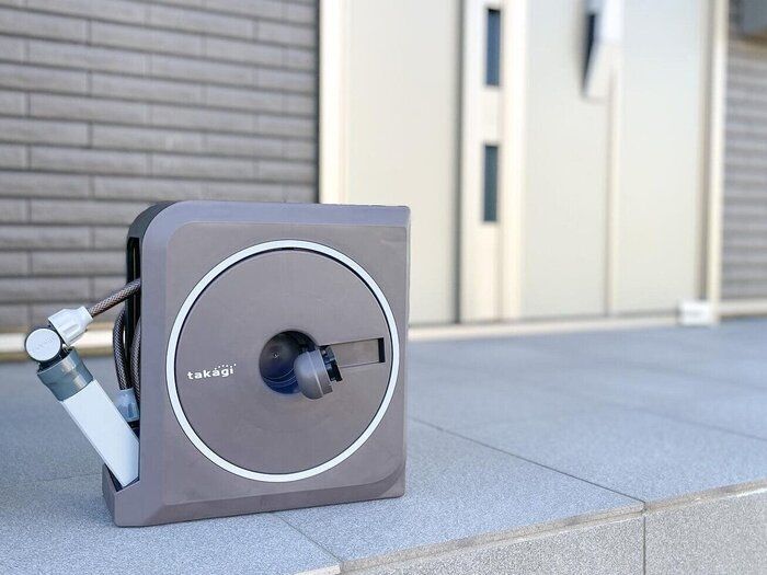 【買ってよかった】見た目すっきり！お洒落なホースリール