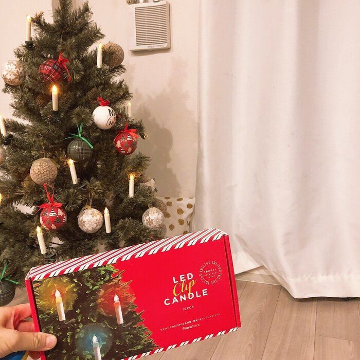 生活感ゼロ！コードレスなクリスマスLEDライト