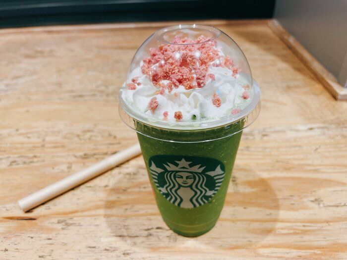【スタバ】さくら第2弾は抹茶とさくらのコラボフラペチーノかと思ったらちょっと違った！