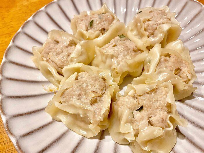 フライパンで作る！野菜たっぷり焼売