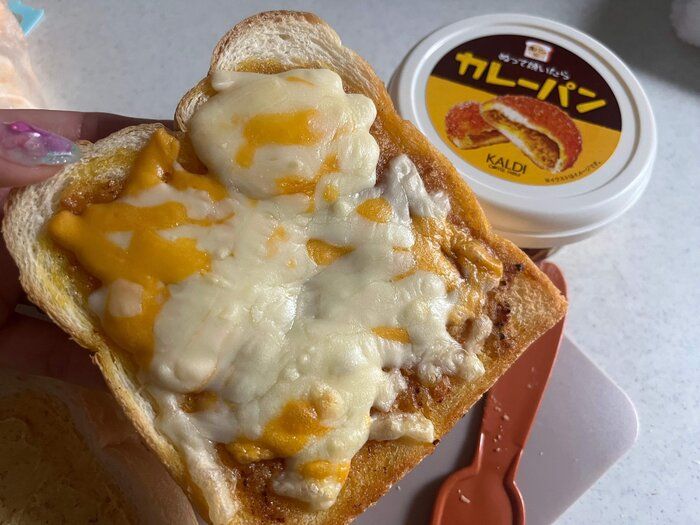 【カルディ】塗って焼いたらカレーパンが本当にカレーパンだった！