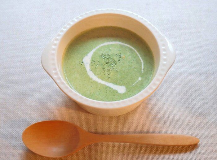 旬の旨味を味わう【モロヘイヤの濃厚ポタージュ】のつくり方