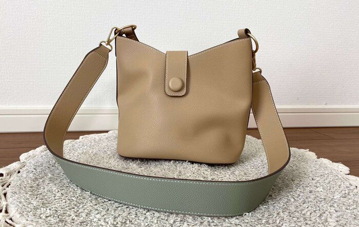 【しまむら祭③】990円2wayバッグ！グリーンとベージュの可愛すぎる配色がたまらない！