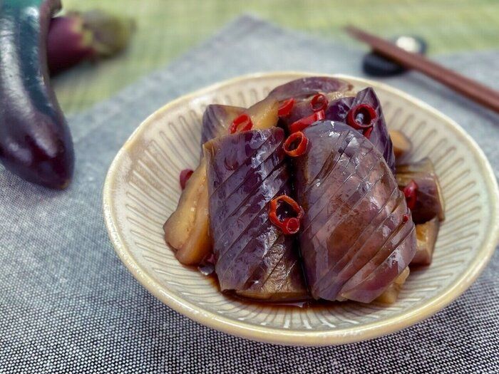 「今日ナスないの？」と言われるおいしさ！レンジで3分！ナスの南蛮漬けレシピ